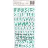 Scrapbooking  Pebbles Peek-A-Boo You Thickers Stickers 5.5"X11" 154/Pkg Alpha/Puffy Alphas