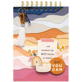 Scrapbooking  Jen Hadfield Peaceful Heart Ephemera Cardstock Die-Cuts Phrase W/Gold Foil Accents Ephemera