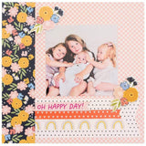 Scrapbooking  American Crafts Jen Hadfield Reaching Out Single-Sided Paper Pad 12"X12" 48/Pkg Paper Pad