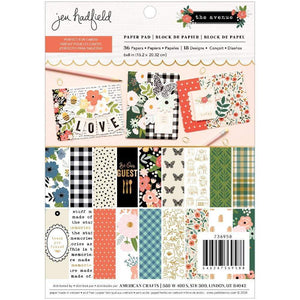 Scrapbooking  ****IN TRANSIT **Jen Hadfield The Avenue Single-Sided Paper Pad 6"X8" 36/Pkg , 18 Designs Paper Pad