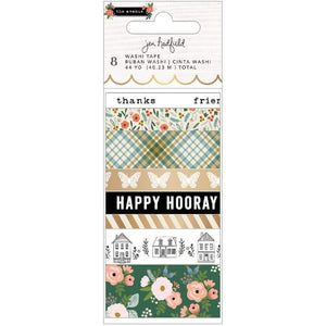 Scrapbooking  Jen Hadfield The Avenue Washi Tape 8/Pkg Washi