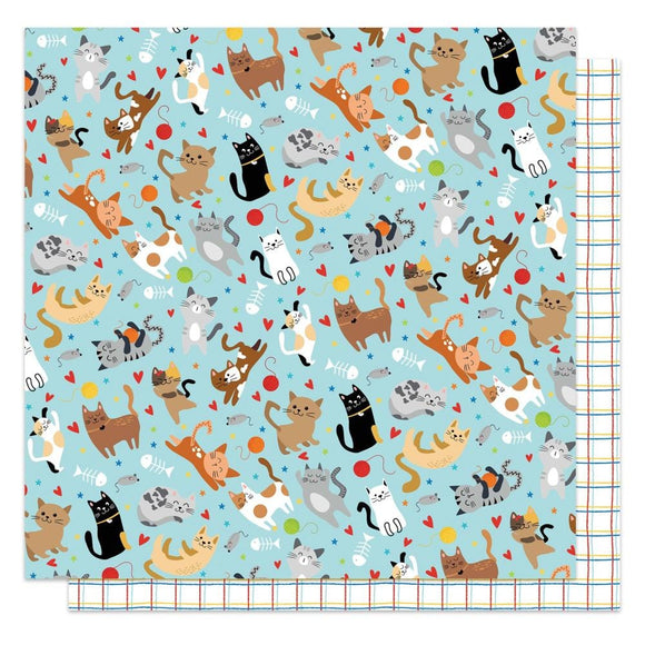 Scrapbooking  Photo Play Meow Double-Sided Cardstock 12