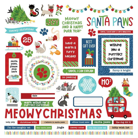 Scrapbooking  PhotoPLay Santa Paws Stickers 12