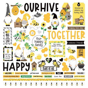 Scrapbooking  Sweet As Honey Stickers 12"X12" Elements stickers