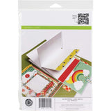 Scrapbooking  PhotoPlay Maker Series 4"X6" Mechanical White Waterfall Cards