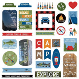 Scrapbooking  The Great Outdoors Ephemera Cardstock Die-Cuts 30pk ephemera
