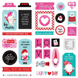 Scrapbooking  Tulla & Norbert's Love Story Ephemera Cardstock Die-Cuts Ephemera