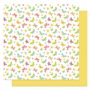 Scrapbooking  Hop To It Double-Sided Cardstock 12"X12" - Spring has Sprung Paper 12"x12"