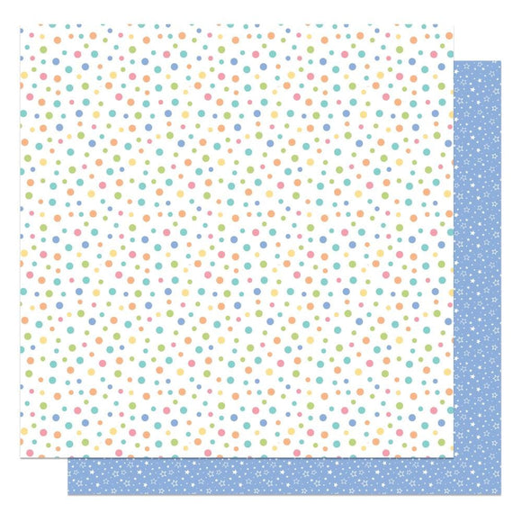 Scrapbooking  Hush Little Baby Boy Double-Sided Cardstock 12