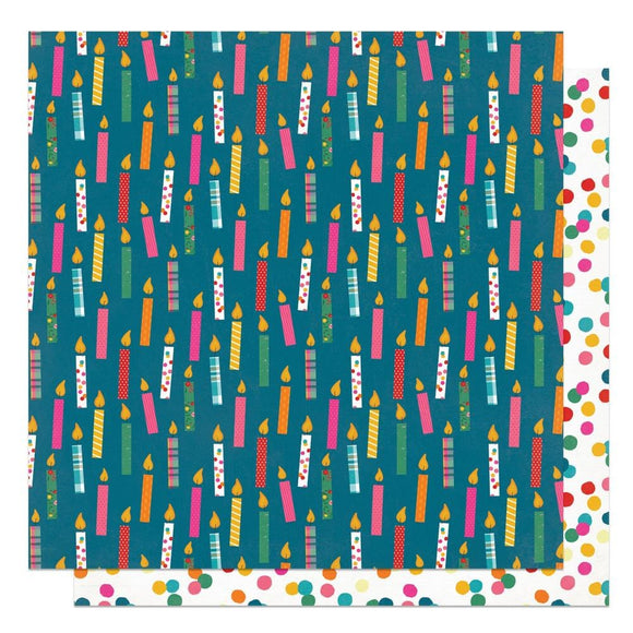 Scrapbooking  Photoplay Add Another Candle Double-Sided Cardstock 12
