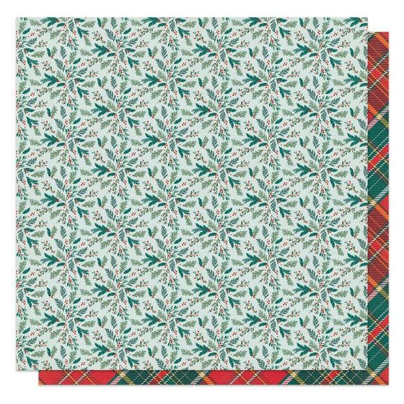 Scrapbooking  Photoplay It's A Wonderful Christmas Double-Sided Cardstock 12