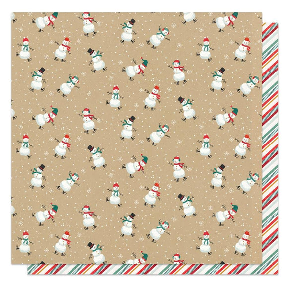 Scrapbooking  Photoplay It's A Wonderful Christmas Double-Sided Cardstock 12