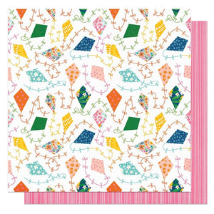 Scrapbooking  Photoplay Oh What A Beautiful Day Double-Sided Cardstock 12"X12" - Be Happy Paper 12"x12"