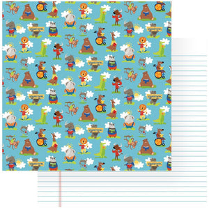 Scrapbooking  Recess 1 Double-Sided Cardstock 12"X12" -Recess Paper 12"x12"