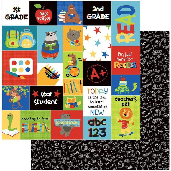 Scrapbooking  Recess 1 Double-Sided Cardstock 12