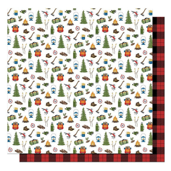 Scrapbooking  The Great Outdoors Double-Sided Cardstock 12