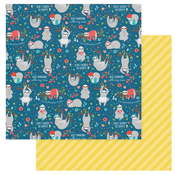 Scrapbooking  We Can Just Stay Home Double-Sided Cardstock 12