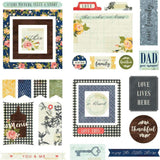 Scrapbooking  We Are Family Ephemera Cardstock Die-Cuts Paper 12x12
