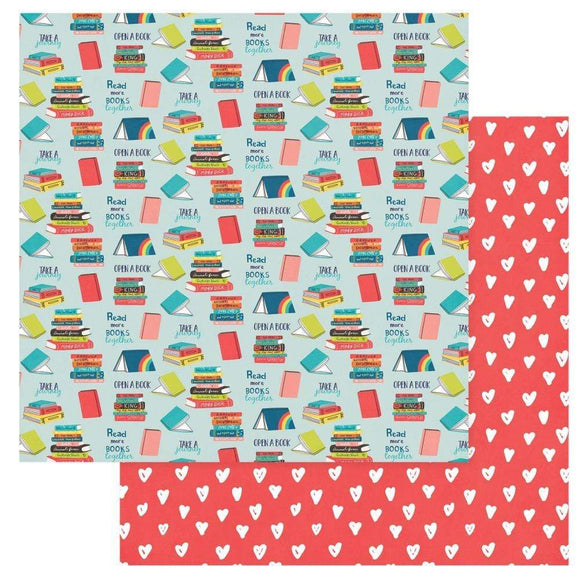 Scrapbooking  We Can Just Stay Home Double-Sided Cardstock 12