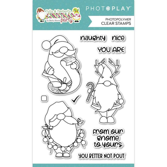 Scrapbooking  PhotoPlay Photopolymer Clear Stamps Gnomies stamps