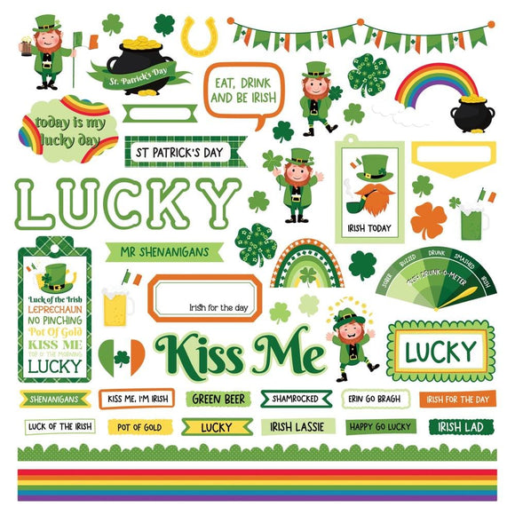 Scrapbooking  Photoplay Pot Of Gold Stickers 12