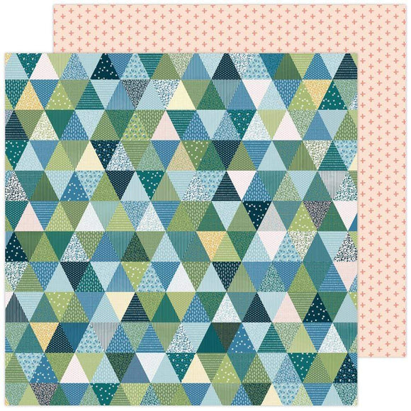 Scrapbooking  Paige Evans Bungalow Lane Double-Sided Cardstock 12