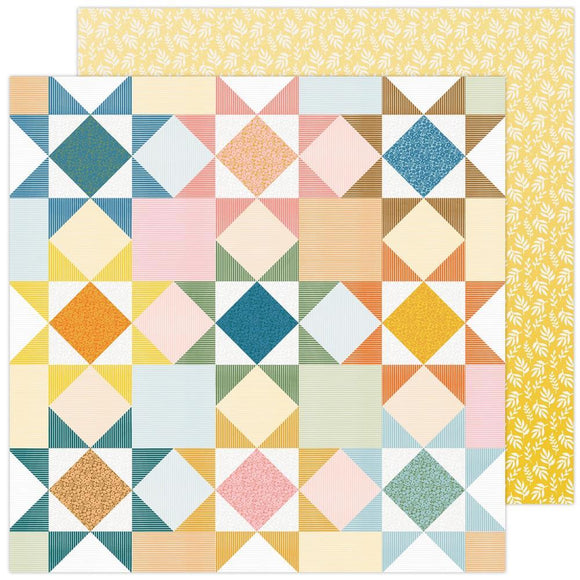 Scrapbooking  Paige Evans Bungalow Lane Double-Sided Cardstock 12