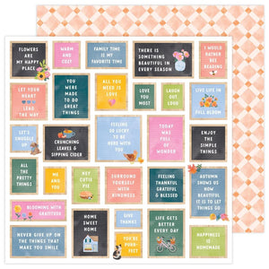 Scrapbooking  Paige Evans Garden Shoppe Double-Sided Cardstock 12"X12" - Paper 12 Paper 12"x12"