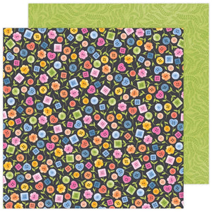 Scrapbooking  Paige Evans Garden Shoppe Double-Sided Cardstock 12"X12" - Paper 18 Paper 12"x12"