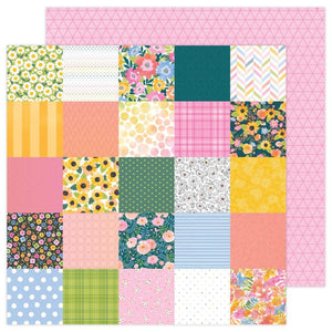 Scrapbooking  Paige Evans Garden Shoppe Double-Sided Cardstock 12"X12" - Paper 24 Paper 12"x12"