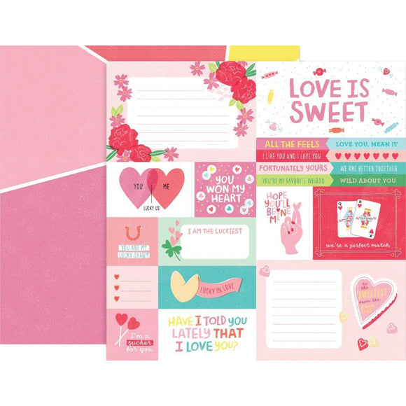 Scrapbooking  Lucky Us Double-Sided Cardstock 12