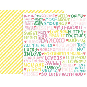 Scrapbooking  Lucky Us Double-Sided Cardstock 12"X12" -Paper No: 3 Paper 12x12