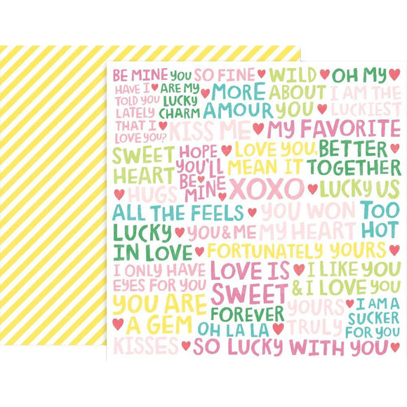 Scrapbooking  Lucky Us Double-Sided Cardstock 12