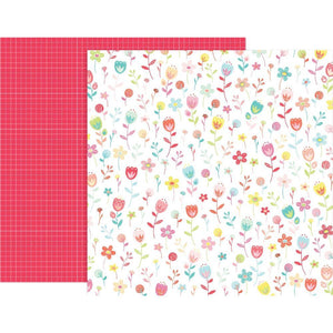 Scrapbooking  Lucky Us Double-Sided Cardstock 12"X12" -Paper No: 5 Paper 12x12