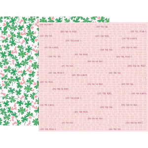 Scrapbooking  Lucky Us Double-Sided Cardstock 12"X12" -Paper No: 7 Paper 12x12
