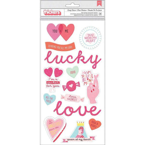 Scrapbooking  Lucky Us Thickers Stickers 5.5"X11" 28/Pkg Paper 12x12