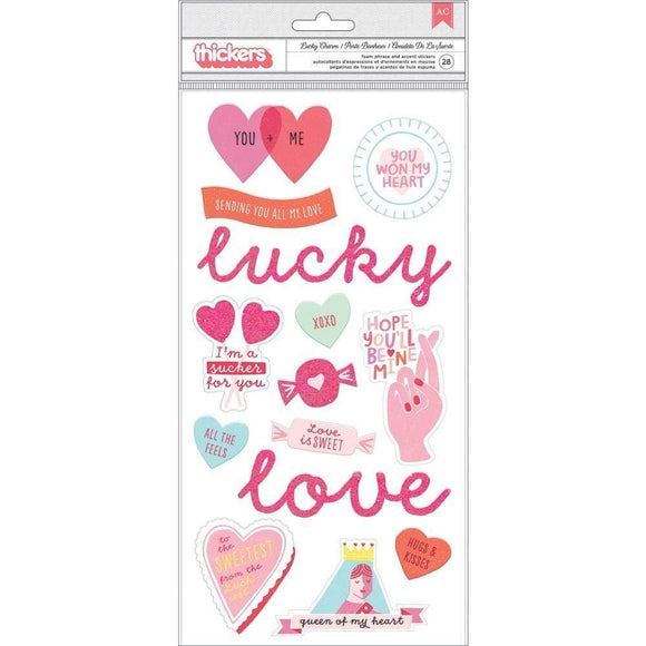 Scrapbooking  Lucky Us Thickers Stickers 5.5