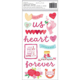 Scrapbooking  Lucky Us Thickers Stickers 5.5"X11" 28/Pkg Paper 12x12