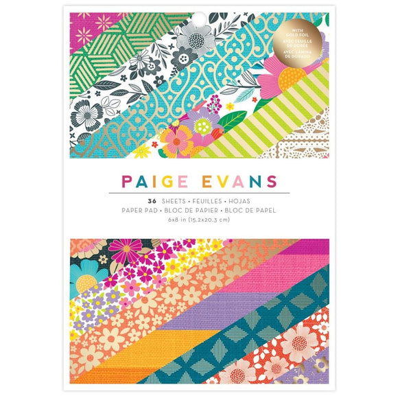 Scrapbooking  American Crafts Paige Evans Splendid Single-Sided Paper Pad 6