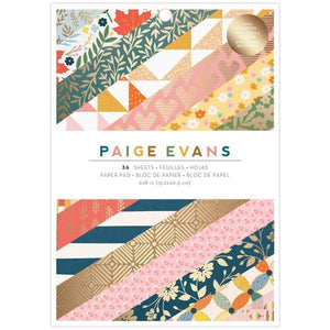 Scrapbooking  Paige Evans Bungalow Lane Single-Sided Paper Pad 6"X8" 36/Pkg Paper Pad