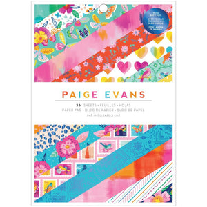 Scrapbooking  Paige Evans Go The Scenic Route Single-Sided Paper Pad 6"X8 36/Pkg Paper Pad