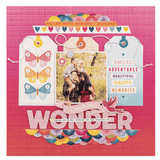 Scrapbooking  Paige Evans Wonders Single-Sided Paper Pad 12"X12" 48/Pkg Paper Pad