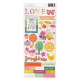 Scrapbooking  Paige Evans Truly Grateful Cardstock Stickers 5.5"X12" 2/Pkg stickers
