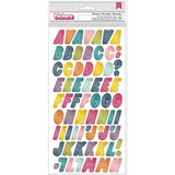 Scrapbooking  Paige Evans Wonders Thickers Stickers 130/Pkg Wonderful Alphabet stickers