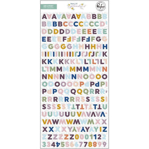 Scrapbooking  Days Of Splendor Puffy Mini Alpha Stickers -233pk Alphas