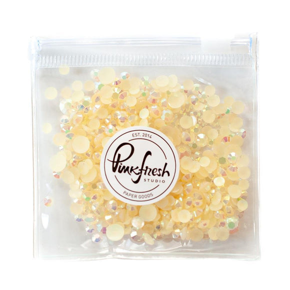 Scrapbooking  Pinkfresh Jewel Essentials - Peach Fuzz Embellishments