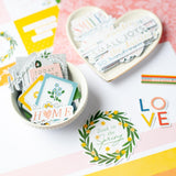 Scrapbooking  Pinkfresh Cardstock Die-Cuts Ephemera Pack Spring Vibes 42pk Ephemera