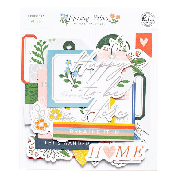 Heidi Swapp Set Sail Journaling Ephemera Die-Cuts 40/Pkg