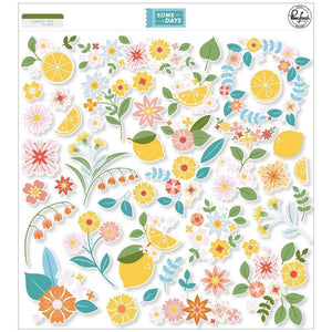 Scrapbooking  PinkFresh Elements Cardstock Die-Cuts Some Days Ephemera