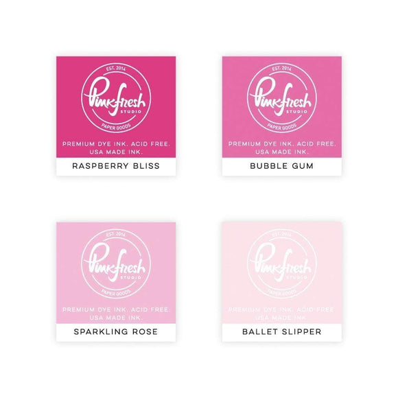 Scrapbooking  Pinkfresh Studio Premium Dye Cube Ink Pads 4 Colors - Fairy Dust ink